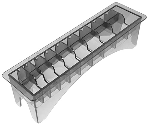 EXQUIMEUBLE Organizador Para Peines Guía y Soporte Para Protector De Cortadora Múltiples Compartimentos Para Uso En Barberías y Salones De Belleza