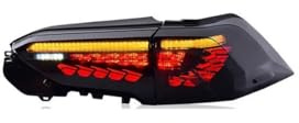 YMYYQW Antinebbia posteriore Gruppo fanale posteriore a LED per Rav4 2019-2022 sequenziale luce freno luce retromarcia