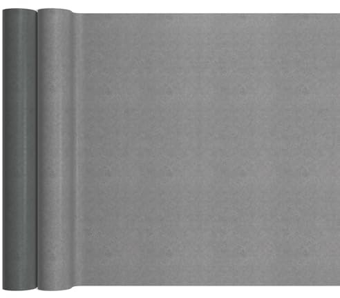 Suelo de PVC por metros, suelo de vinilo, 140 cm de ancho, aspecto de hormigón, gris, 340 x 140 cm