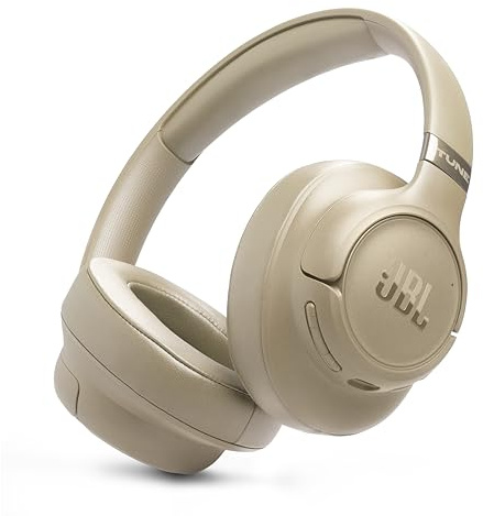 JBL Tune 780NC, Auriculares Circumaurales Inalámbricos con Bluetooth, Beige