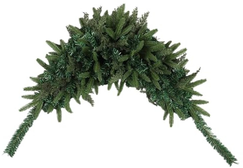 Guirlande de pin pour boîte aux lettres, 110 cm, décoration de Noël pour boîte aux lettres, pour maison, porte d'entrée, mur, fête d'hiver, jour de Thanksgiving
