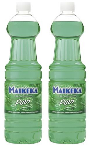 Maikeka Fregasuelos Pine Floor Cleaner 1.5L Spanish Cleaning Products for Home & Office, Strong Pine Scent, Powerful Multi-Purpose Cleaning Performance, Long-Lasting Fragrance for Floors & Surfaces x2