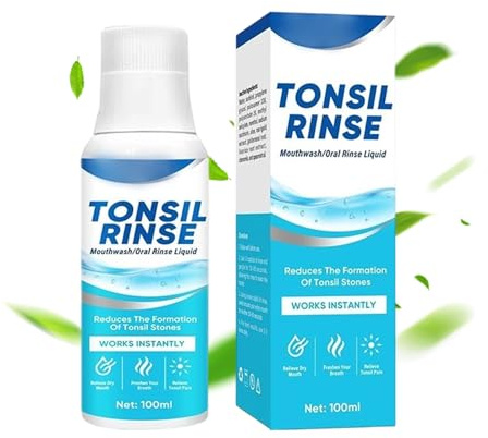 Eliminador De Tonsilolitos – 100ml | Enjuague Bucal Para Amígdalas | Solución De Higiene De Garganta Para Aliento Fresco