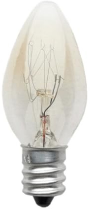 TOVINANNA 10 Lampadine a Incenso E12 a Vite 220v 10w, Bulbi di Incenso per Uso Domestico, Lampadine per Lampadari, Applique e Lanterne, Set da 10 Pezzi per Casa, Ristorante e Hotel