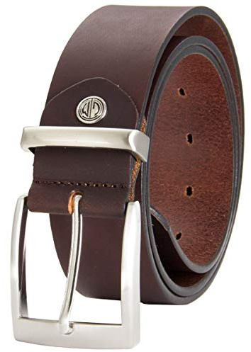 LINDENMANN Ledergürtel Herren, dunkelbraun 40 mm Büffelleder, zeitlos und hochwertig verarbeitet, XL/XXL, für starke Alltagslooks