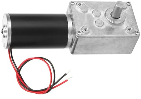 Motoriduttore DC 12V 8mm 20RPM alta coppia | Cuscinetto sfere bassa resistenza, Dimensioni compatte, Albero reversibile, Apri finestre/domotica
