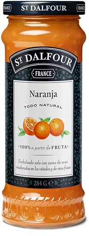 St Dalfour NARANJAS Mermelada 284g 100% Fruta Sin Azúcares Añadidos