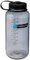 Nalgene Sustain Tritan Bouteille d'eau sans BPA fabriquée avec un matériau dérivé de 50% de déchets plastiques, 1L, large ouverture, gris avec couvercle noir