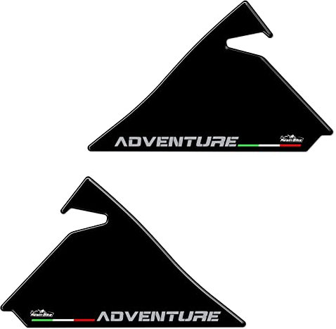 Resin Bike Adesivi Moto Compatibile con Moto Morini X-CAPE 650 2022-2025. Protezione Moto Laterali Serbatoio da Urti e Graffi. Coppia di Adesivi 3D Resinato X-CAPE 649