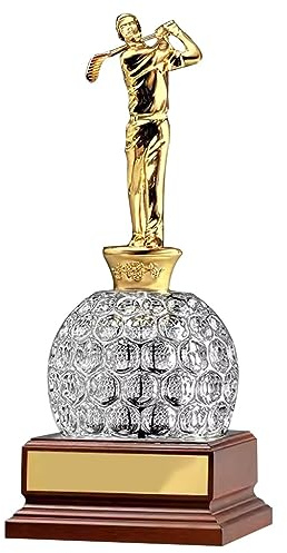 Pokale, Medaillen Auszeichnungen Kreativer Schriftzug Golf Ornament Dekoration Geschenk Gold-, Silber- Und Bronze-Champion-Wettbewerbstrophäen Souvenirtrophäe Der Internationalen Golfliga(Gold)