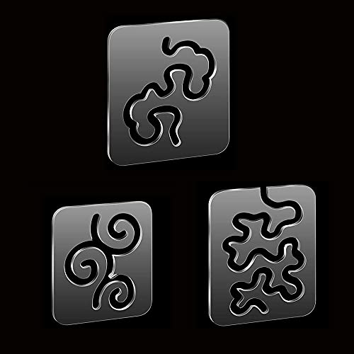 3 Stück Patchwork Lineal Nähen, Quiltvorlage Acryl, Lineal Vorlagen, Quilting Lineal, DIY Sewing Ruler, Acryl Quilting Template, Quilten Lineale, für Einfaches Quilten, Kreatives Quilten