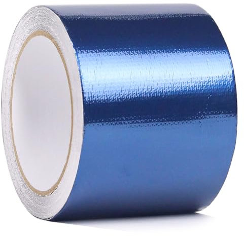 WELSTIK Nastro per riparazioni di teloni, 8cm*5m, nastro impermeabile per riparazioni di tende e tende per serre resistenti agli strappi, blu