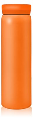 Boziee Pequeña botella térmica de acero inoxidable, 200 ml/300 ml, sin BPA, aislada al vacío, mini termo (naranja, 300 ml)