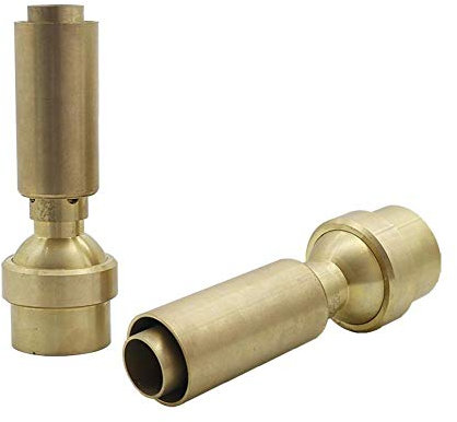 KANDUO Hose Connector 3/4 1 1.5 2 Brass Adjustable Air Bubbling Water Column Fountain Nozzles Air-Blended Jet Sprinklers Garden Landscape Fountain