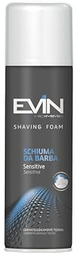 EVIN Homme Sensitive Rasierschaum, glättet die Haut während der Rasur, 300 ml