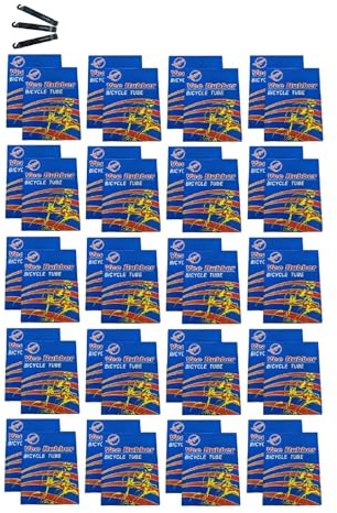 50 x VEE Rubber Fahrradschlauch 18 mit SV Ventil (Französiches Ventil) 18 x 1.75/2.125 inkl. maxxi4you Reifenheber