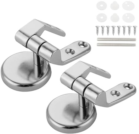 2 pezzi in lega di zinco for cerniera del sedile water, connettore montaggio for coperchio, raccordi for, parti ricambio Per Sedili Wc
