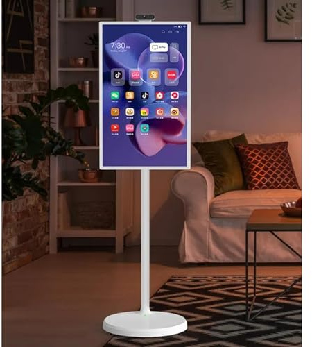 Bluelaser Monitor Touch Screen Smart 21.5 Inch Android 12 Rotate Screen Incell Touch Display Movable TV Monitor