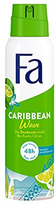 FA Lot de 6 déodorants en spray pour femme Citron des Caraïbes 150 ml