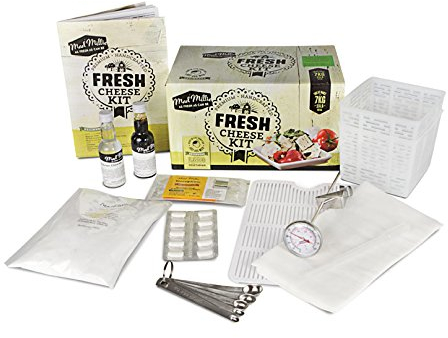 Kit fromage Frais - Ingrédients + Équipement | Permet la fabrication de 7kg de fromage