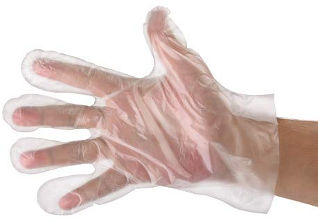 Disposable Gloves x500 GENERISE Plastic Gloves - Multi-Purpose Polythene Gloves Suitable for Cooking, Cleaning, Hairdressing etc