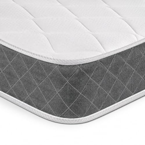 Starlight Beds Grey Matrix Shorty Mattress - 75x175x18cm