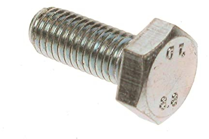 RS PRO M30 x 90mm Sechskantschraube, Stahl verzinkt, DIN 933, Packung a 2 Stück