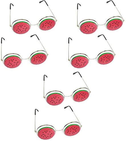 Abaodam 3er-sets Lustige Wassermelonen-brille Für Frauen Cosplay-party Einzigartiges Design 2 Stück X 3