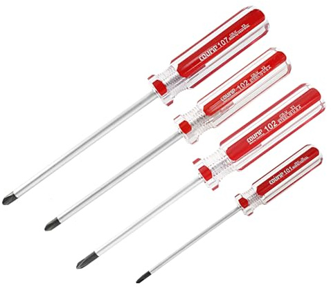 Kyuionty Juego de 4 destornilladores triwing magnéticos con mango de plástico, 4 tamaños, 3 mm, 4 mm, 5 mm, 6 mm