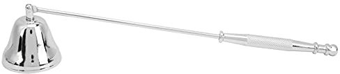 Sluffs Kerzenlöscher Mit Langem Griff, Dochtflammenlöscher aus Edelstahl Zum Sicheren Löschen Der Kerzenflamme(Silber)