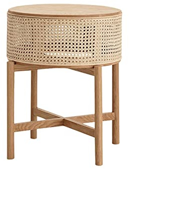 Schlafzimmertisch, Couchtisch, Rattan, Sofa, Beistelltisch, einfacher Teetisch, Wohnzimmer, Schlafzimmer, Rattan, klein, rund, Nachttisch