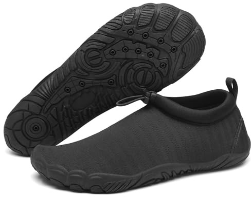 Mishansha Womens Mens Water Shoes Quick-Dry Wide Toe Barefoot Shoes