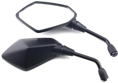 Lenkerendenspiegel Für Z125 Z400 Z650 Z750 Z800 Z900 ZRX1100 ZRX1200 ER6B ER-6N Motorrad-Rückspiegel Seitenspiegel Rückspiegel Motorrad Rückspiegel