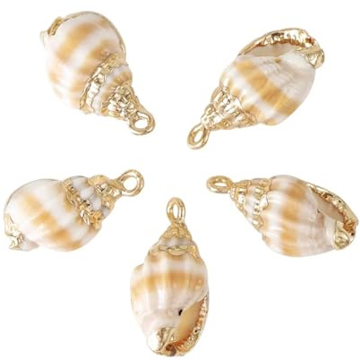 Coquilles de mer Coquilles de mer mixtes, Coquillages for l'artisanat 10 pièces/ensemble coquillages naturels artisanat en métal ornements for pendentif coquillages collier pendentif fabrication de pe