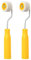 Pumwoy 2 Pezzi Mini Rullo 2cm, Rullo per Pittura in Lana, Rullo Pittura Piccola Rulli per Verniciare Set, Rullo per Bordi per Angoli, Bordi, Pittura