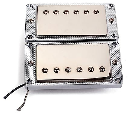 ibasenice 2pièces Scellés Pour Guitares Électriques Couvercles De Pickup Pour Et Avec Vis De Compatible
