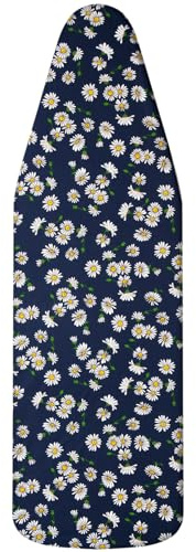 Tel Charme * Ironing Board Cover 135 x 56 cm, Ironing Board Covers and pad with Adjustable Fastener, Thick Padding, Cotton Top Covers, Resist Scorching, Easy Fit for Protecting Ironing Board