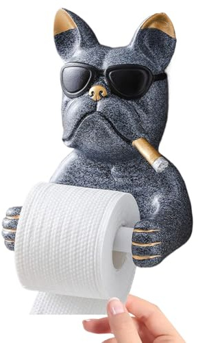 Hunde-Toilettenpapierhalter – Hunde-Toilettenpapierhalter | Hunde-Toilettenpapierhalter, lustiger TP Rollenständer für Hotels & Haushalte, platzsparendes Design für kleine Badezimmer, Bauernhaus