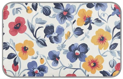 Stiefmütterchen, Landhausstil, Valentinstag, Sommer, kühlende Haustiermatte, selbstkühlende Haustiermatte für Hunde, Katzen, Outdoor, Haustier, Sommer, Tapete, Enfriador Para, Perros, M