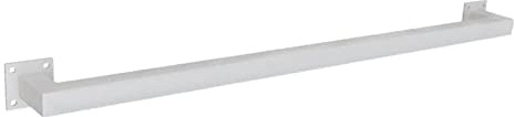 Pasamanos de metal para exteriores de 1 m y 150 cm, con soportes de pared, pasamanos de seguridad de hierro forjado para uso en interiores y exteriores, soporte duradero y elegante para escaleras y