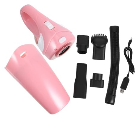 TOGEVAL Aspiradora de Mano Mini Recargable USB para Coche Seco y Húmedo Ligera y Succión para Cenizas y Líquidos Uso Portátil Vehículos y Hogar