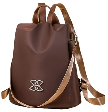Stöldsäker axelväska – nylon 33 x 28 x 16 cm | Fritidsväska med kapacitet med justerbar rem |Vattentät axel bröst B-ag ryggsäck – pendling resande Ba-g för mellanmål böcker daglig användning