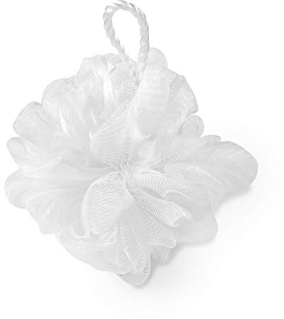 Manicare Exfoliating Body Puff, Mesh Pouf, Body Scrubber, Bath And Shower Ball Puff Body Sponge, Cleanse, Wash, Loofah, For Circulation, Cellulite, Dry Dead Skin, Ingrown Hair Treatment, Tan Remover