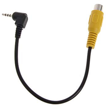 S-TROUBLE Prise mâle Jack stéréo 2,5 mm vers câble Adaptateur convertisseur vidéo Femelle RCA pour GPS
