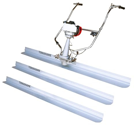 TOMAHAWK Power Screed Concrete Finishing Tool with 12ft, 8ft, and 4ft Blades Bull Float Honda GX35
