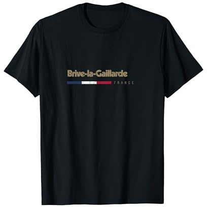 J'aime Brive-la-Gaillarde Nom de Ville en France T-Shirt