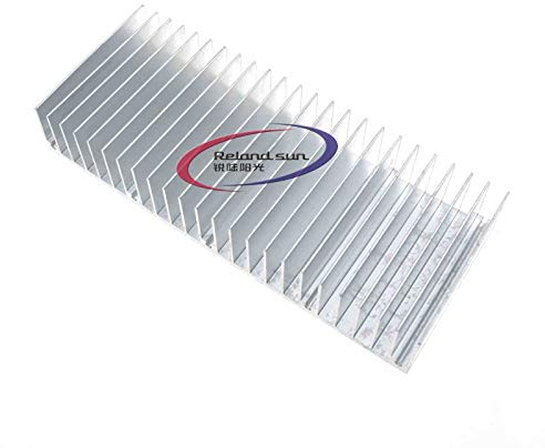 Reland Sun Dissipatore in alluminio 60 x 150 x 25 mm / 2,36 x 5,91 x 0,98 pollici Radiatore per Circuito PCB Dissipatori di Calore Led Raffreddamento Raffreddamento Amplificatore Transistor