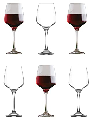 bar@drinkstuff Essence Red Wine Glass 13.5oz / 400ml - Pack of 6 - Glassware, Wine Glasses
