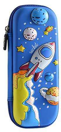 Flyorigin 3D Pencil Case - Large Pouch for Boys and Girls