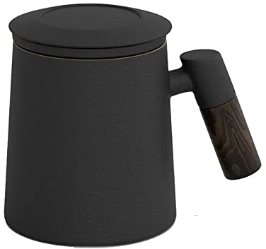Taza de café Taza Taza con la Tapa del Filtro de la manija Taza de té de la Taza de la Taza de la Taza de la Taza de la Oficina de la Taza Premium de la Taza Taza de té Leche Taza